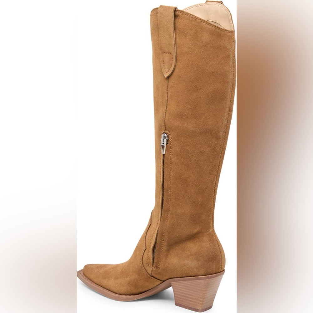 NEW Dolce Vita Regy Suede Western Boots Size 7 - Picture 4 of 14